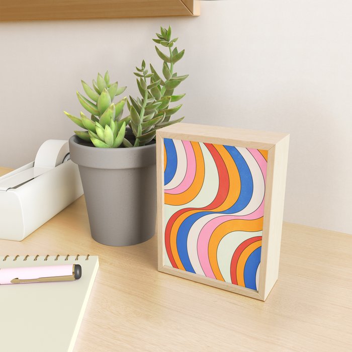 Retro Waves Mini Art Print Gallery Image 2