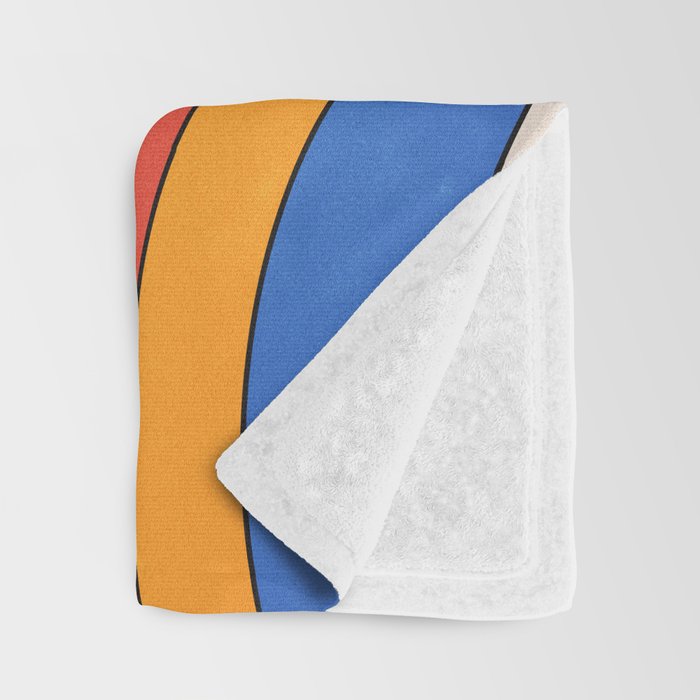 Retro Waves Throw Blanket Gallery Image 3