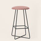 Cozy Gingham in Pink Stool Gallery Image 1