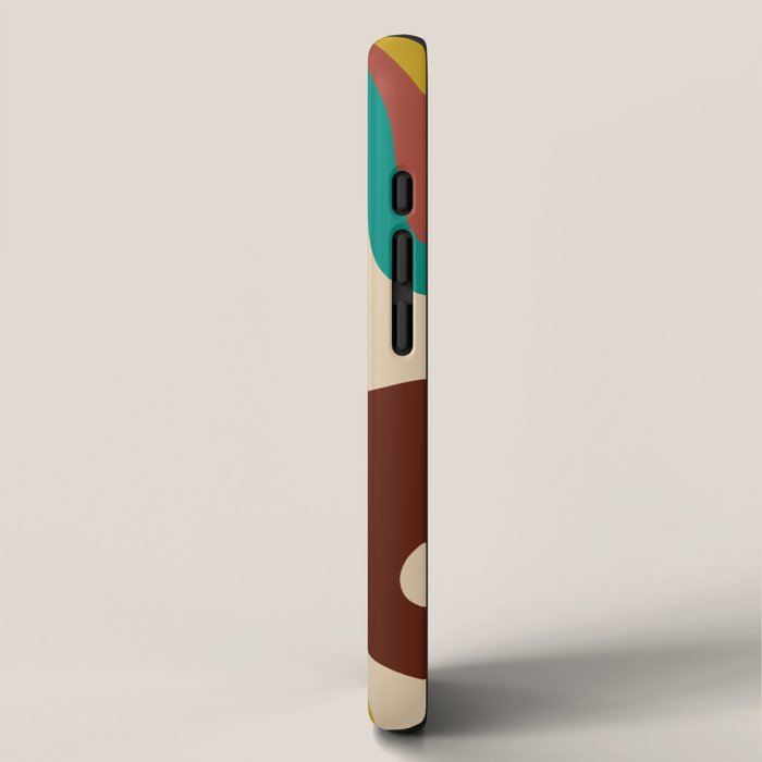 Retro Liquid Swirl 70s Abstract Pattern 4 iPhone Case Gallery Image 2