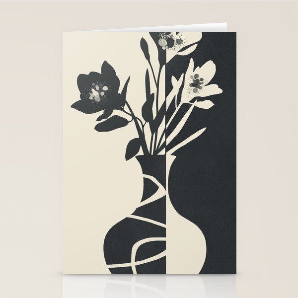 Botanical Contrast 2 Stationery Card Gallery Image 2