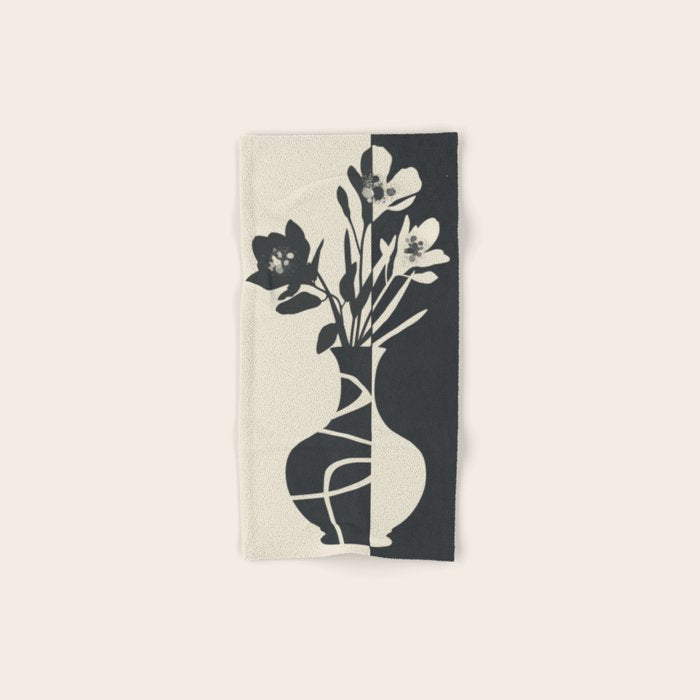 Botanical Contrast 2 Bath Towel Gallery Image 1