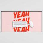 Yeah Yeah Yeah Desk Mat Gallery Image 1