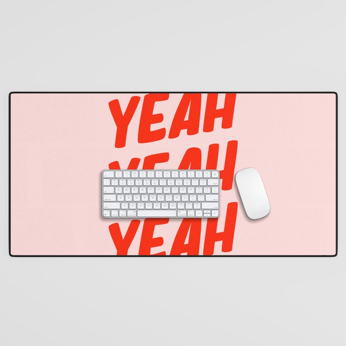 Yeah Yeah Yeah Desk Mat Gallery Image 1
