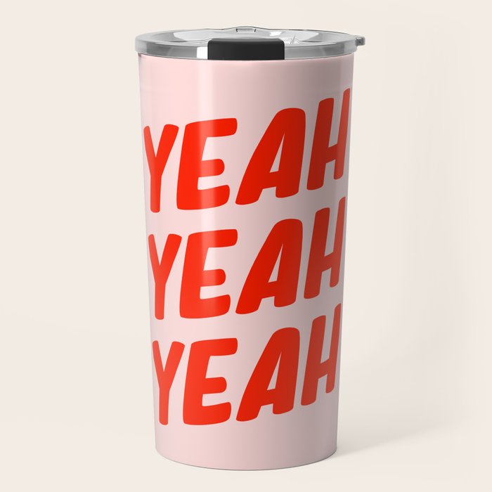 Yeah Yeah Yeah Travel Mug Gallery Image 1