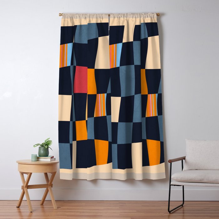 Geometric Abstraction 238 Window Curtain Gallery Image 5