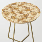 Summer Camping - Gold and cream Side Table Gallery Image 2
