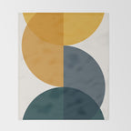Geometric Harmony IX Throw Blanket Gallery Image 2