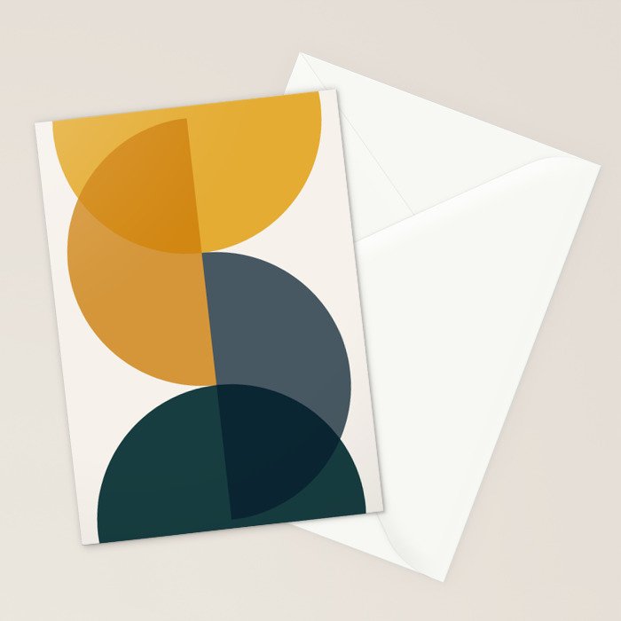 Geometric Harmony IX Stationery Card Gallery Image 2