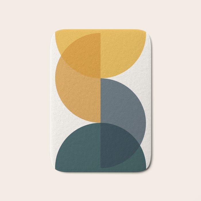 Geometric Harmony IX Bath Mat Gallery Image 1