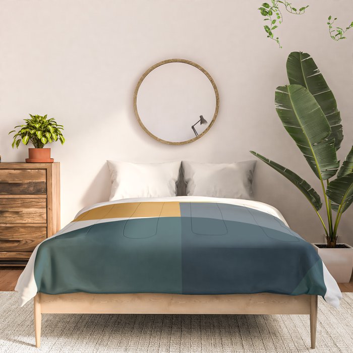 Geometric Harmony IX Comforter Gallery Image 3