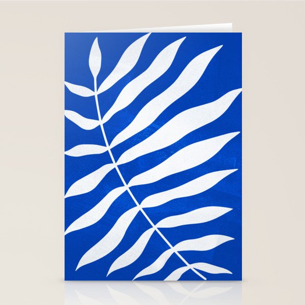 Wild Ferns: Persian Blue Edition Stationery Card Gallery Image 1