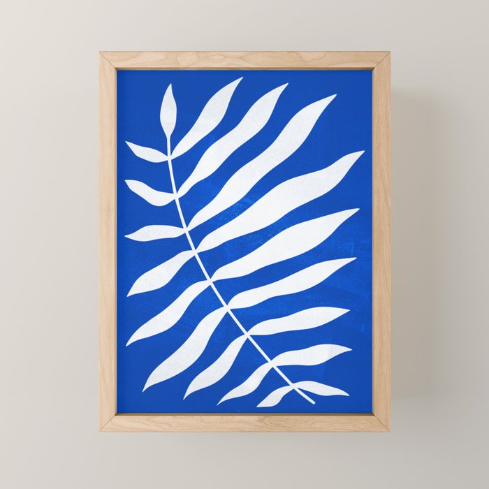 Wild Ferns: Persian Blue Edition Mini Art Print Gallery Image 1
