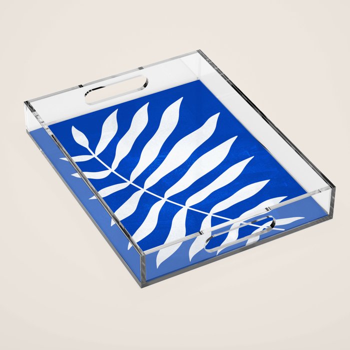 Wild Ferns: Persian Blue Edition Acrylic Tray Gallery Image 1
