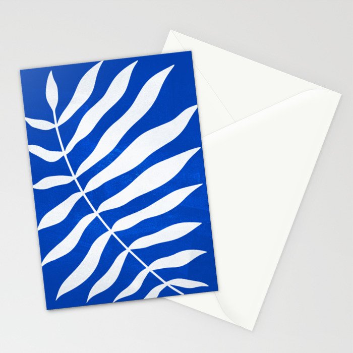 Wild Ferns: Persian Blue Edition Stationery Card Gallery Image 2