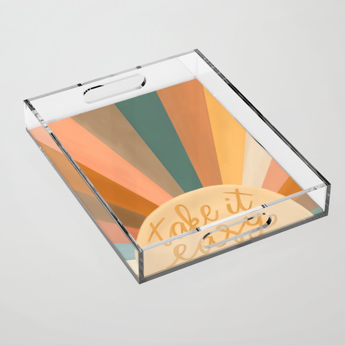 Take It Easy, Sunshine Acrylic Tray Gallery Image 1