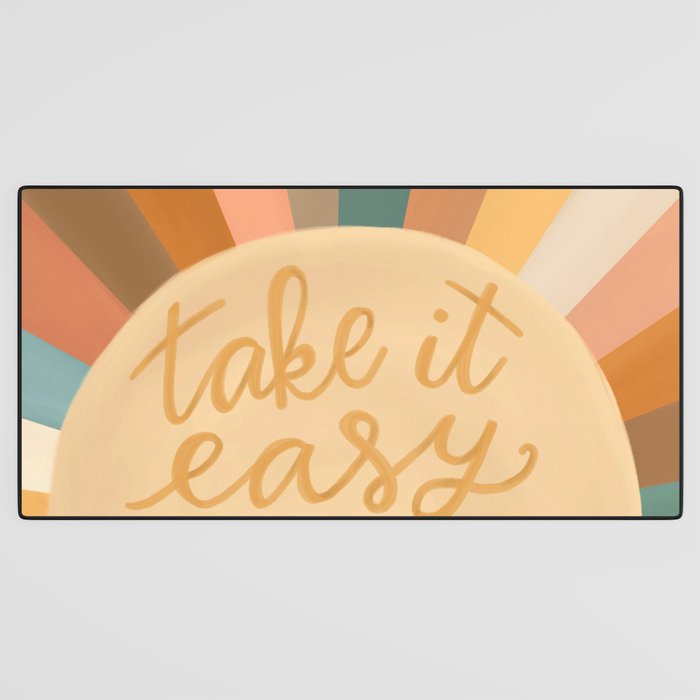 Take It Easy, Sunshine Desk Mat Gallery Image 3