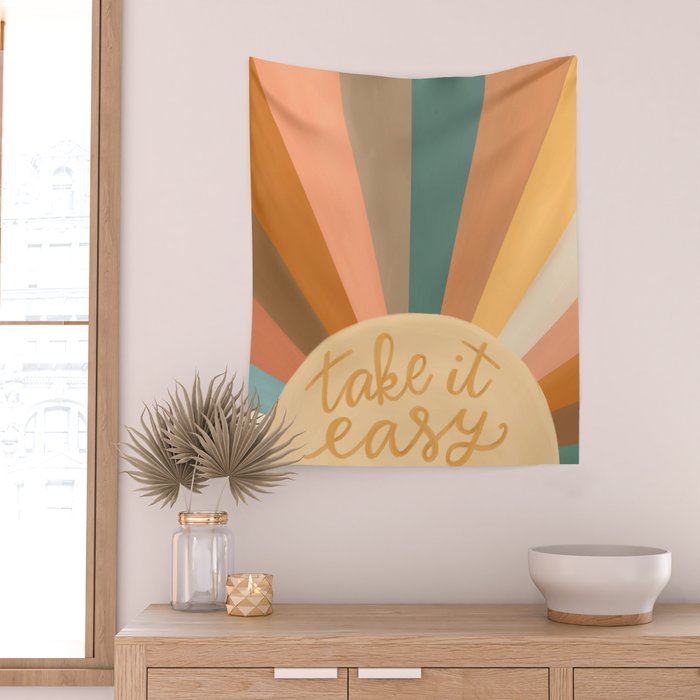 Take It Easy, Sunshine Wall Tapestry Gallery Image 2