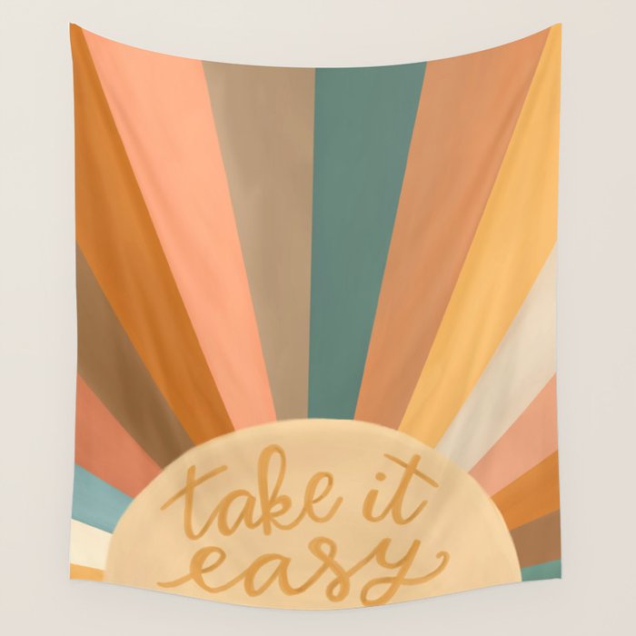 Take It Easy, Sunshine Wall Tapestry Gallery Image 4