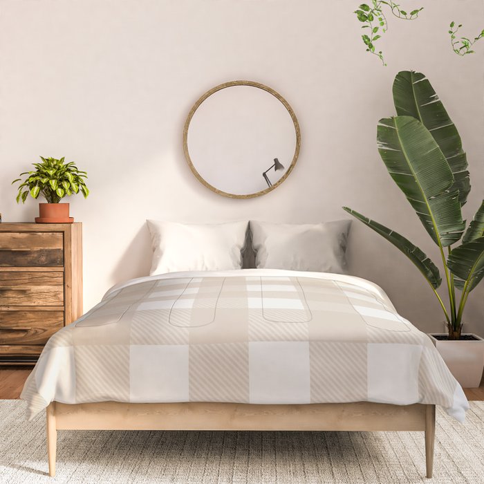 Gingham Cloth / Beige Checks Comforter Gallery Image 3