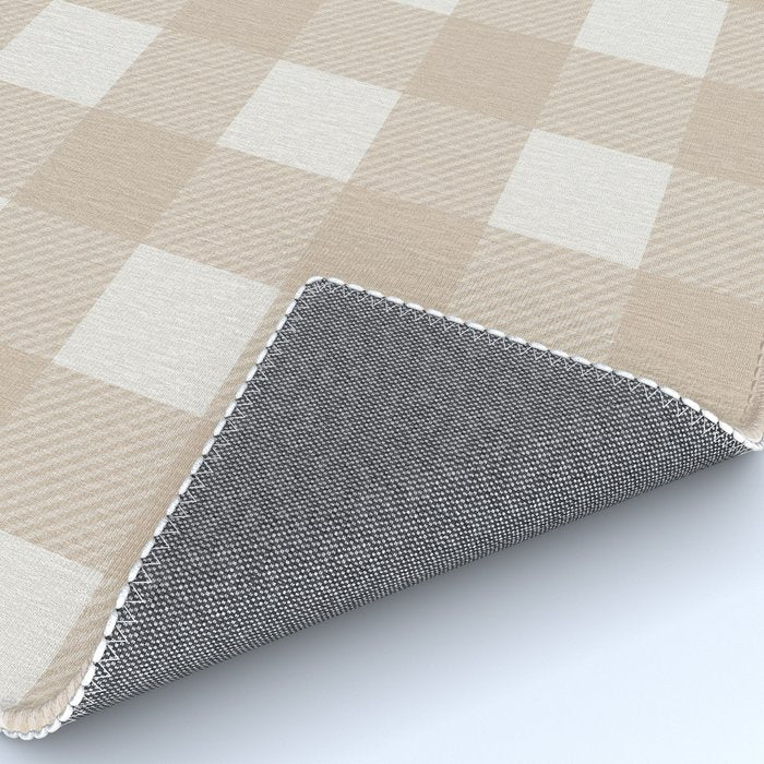 Gingham Cloth / Beige Checks Rug Gallery Image 4