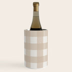 Gingham Cloth / Beige Checks Wine Chiller Gallery Image 3