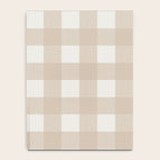 Gingham Cloth / Beige Checks Notebook Gallery Image 4