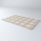 Gingham Cloth / Beige Checks Rug Gallery Image 3