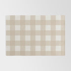 Gingham Cloth / Beige Checks Rug Gallery Image 2