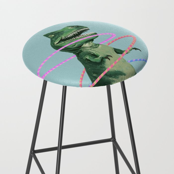 T-Rex the Hula Dancer in Green Stool Gallery Image 2