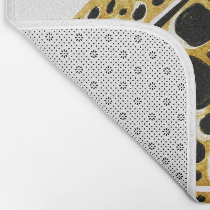 Gold Cheetahs Bath Mat Gallery Image 2
