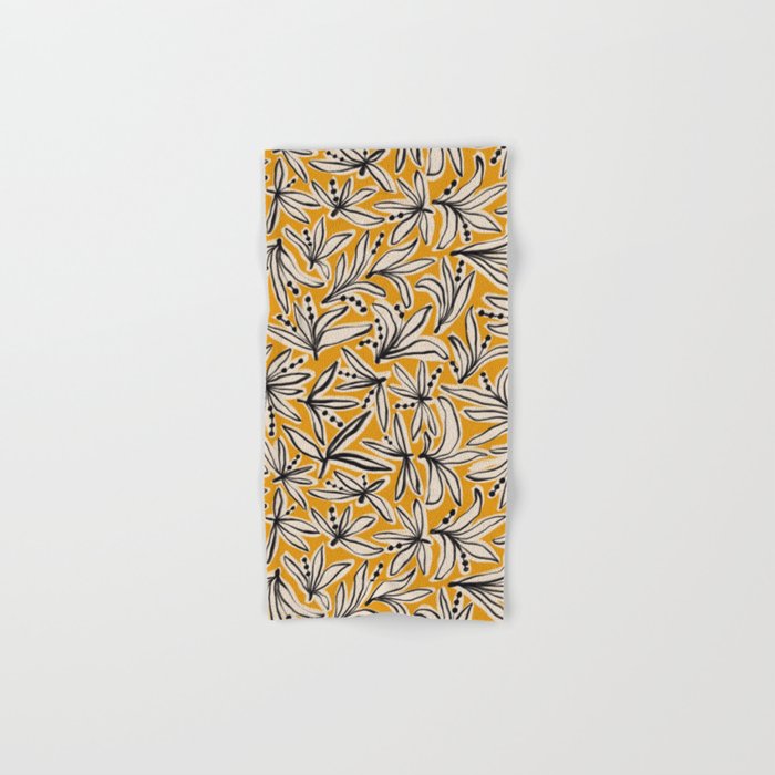 Lily Flower Pattern #2 Bath Towel Gallery Image 1