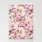 Lush Pink Tropical Flowers I Stationery Card Gallery Image 2