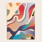 Retro Colorful Liquid Swirls Notebook Gallery Image 4
