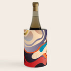 Retro Colorful Liquid Swirls Wine Chiller Gallery Image 2