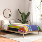 Modtastic Palm Springs Colorful Mid Century Modern Abstract Geometric Comforter Gallery Image 2