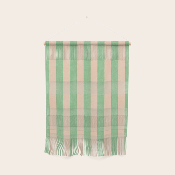 STRIPES 001 N - Lime Wall Hanging Gallery Image 1