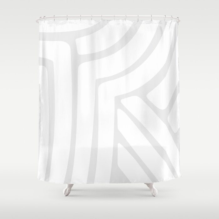 Abstract Stripes XC Shower Curtain Gallery Image 1