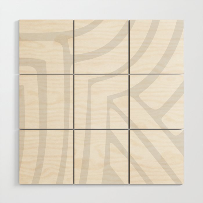 Abstract Stripes XC Wood Wall Art Gallery Image 1