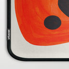 Colorful Mid Century Modern Abstract Fun Shapes Patterns Space Age Orange Yellow Orbit Bubbles Laptop Sleeve Gallery Image 3