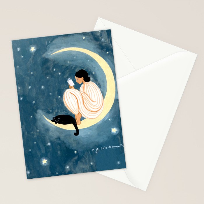 Bonne Nuit Stationery Card Gallery Image 2