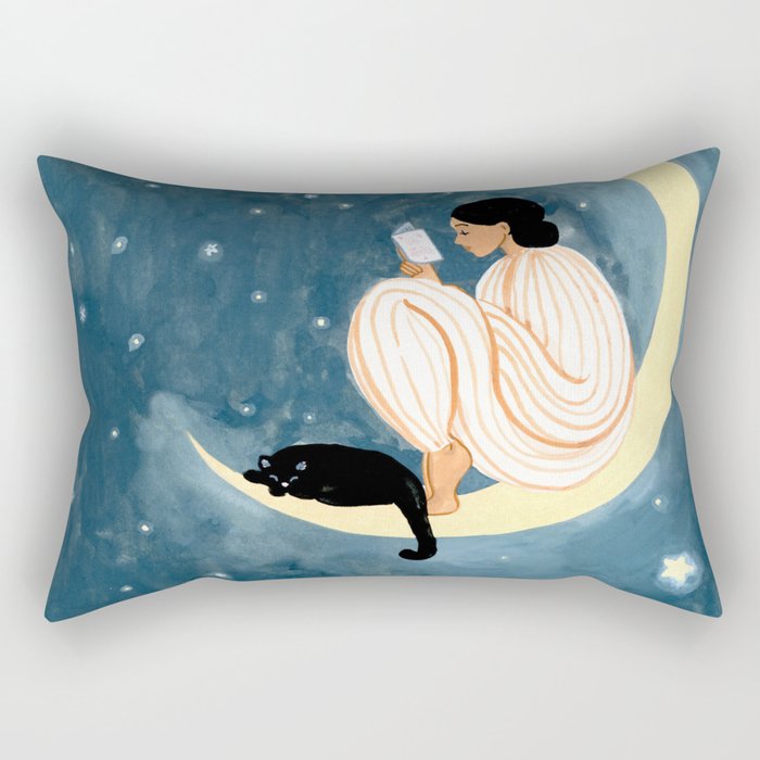 Bonne Nuit Rectangular Pillow Gallery Image 1