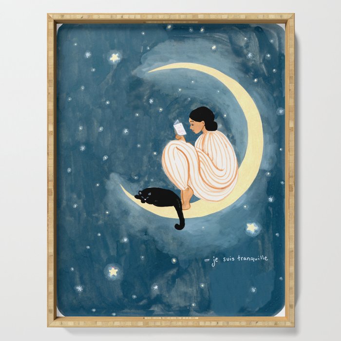 Bonne Nuit Serving Tray Gallery Image 1