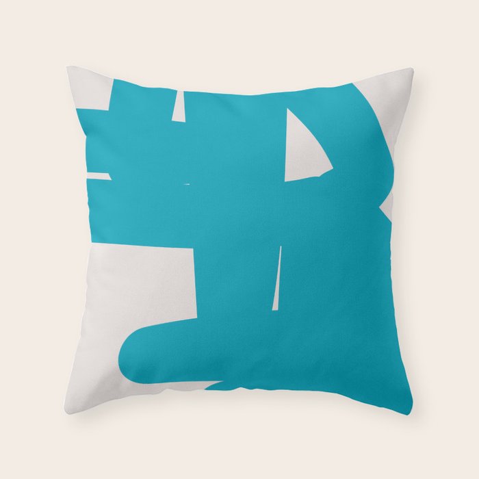 Abstract Form 6C Throw Pillow Gallery Image 6