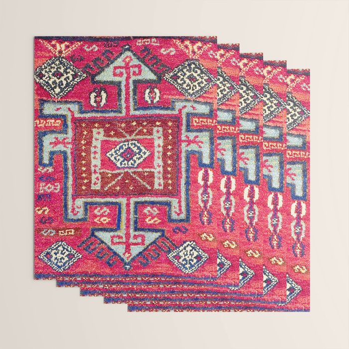 Malatya  Antique Kurdish Turkish Rug Print Wrapping Paper Gallery Image 3