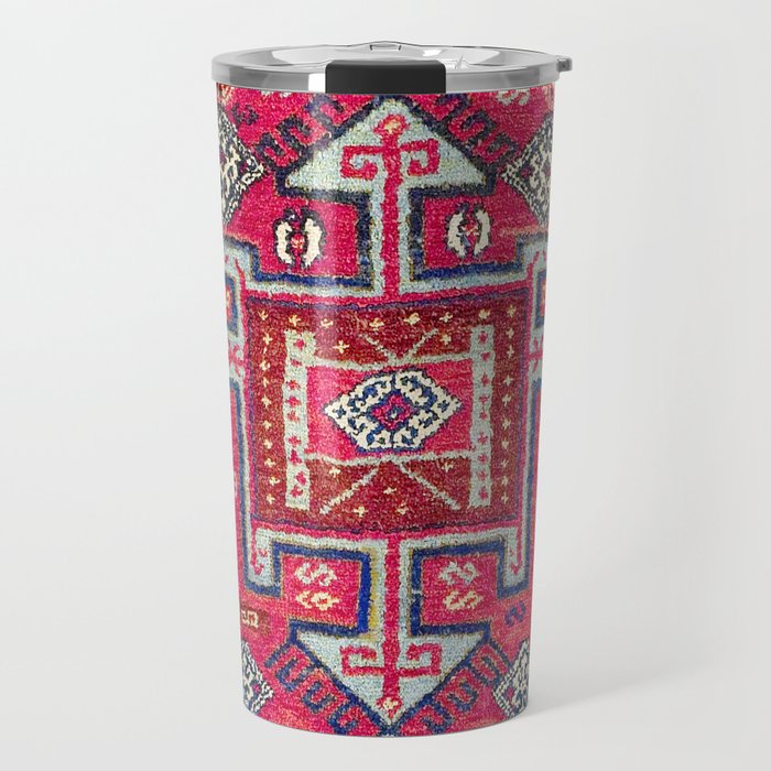 Malatya  Antique Kurdish Turkish Rug Print Travel Mug Gallery Image 1