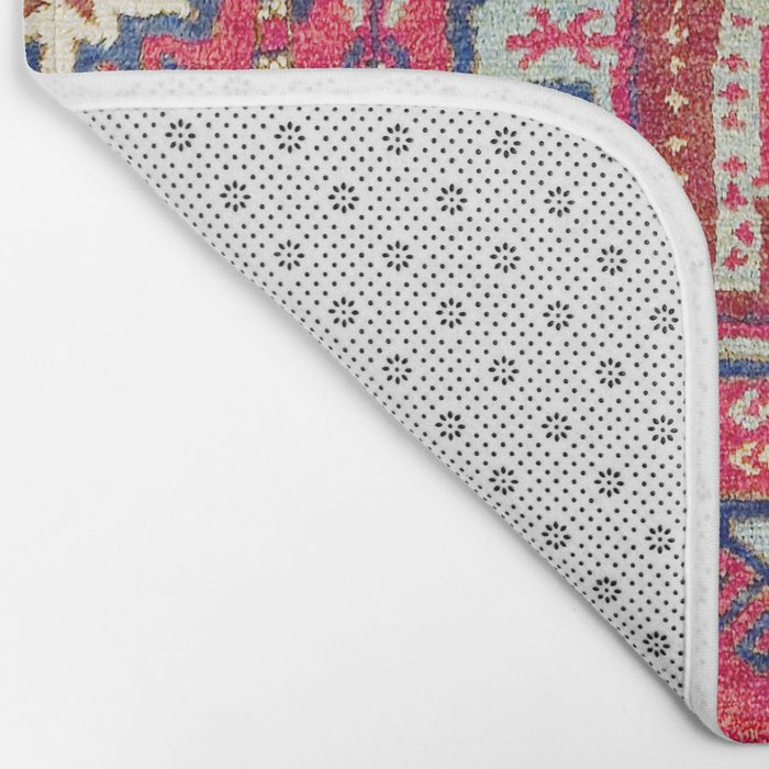 Malatya  Antique Kurdish Turkish Rug Print Bath Mat Gallery Image 2