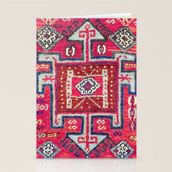 Malatya  Antique Kurdish Turkish Rug Print Stationery Card Gallery Image 2