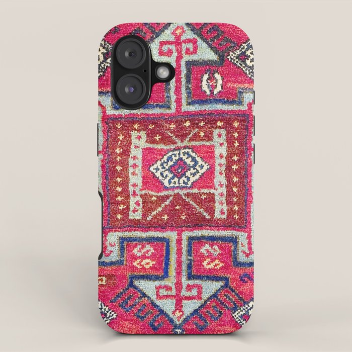 Malatya  Antique Kurdish Turkish Rug Print iPhone Case Gallery Image 1