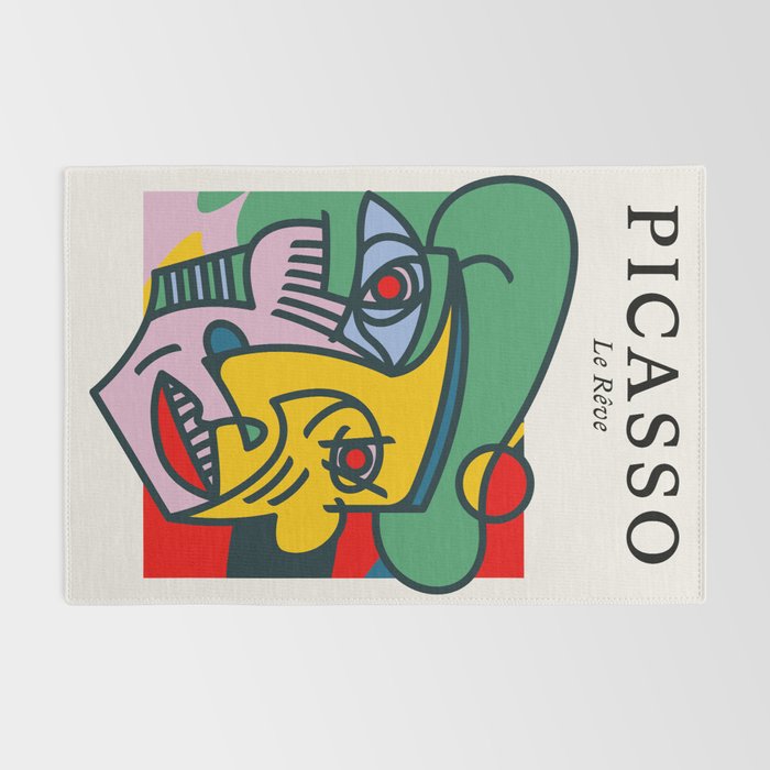 The Dream | Pablo Picasso - Le Reve Rug Gallery Image 2